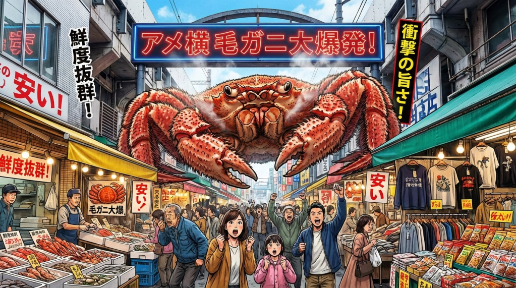 アメ横毛ガニは安い？相場と失敗しない買い方